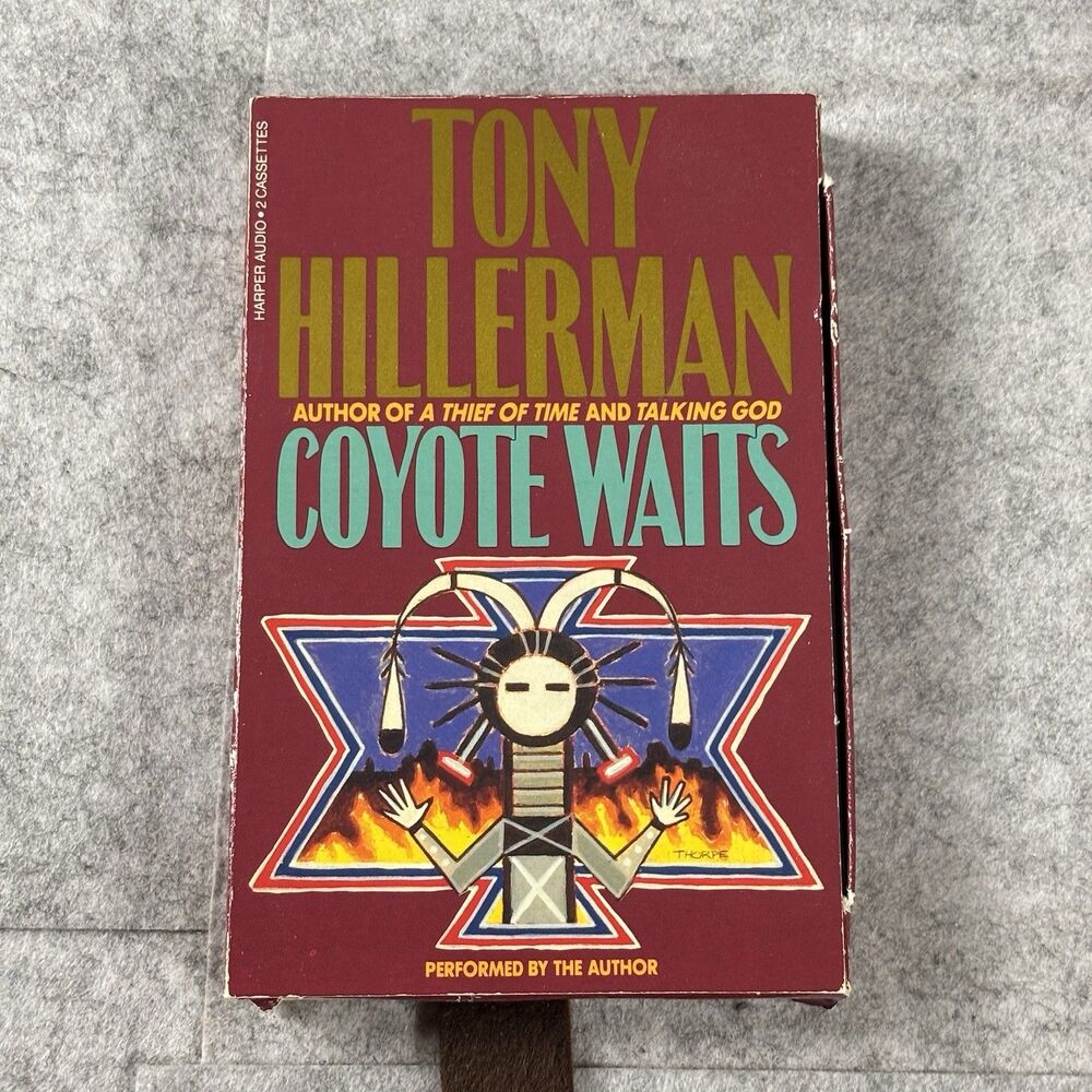 Tony Hillerman Coyote Waits Audiobook Cassette Read by Author Navajo Mystery